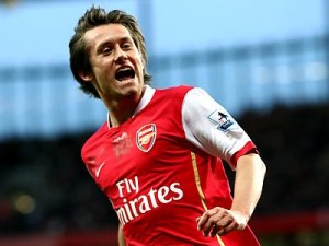 Rosicky scored a brilliant goal in Arsenal's 4-1 thrashing of Sunderland