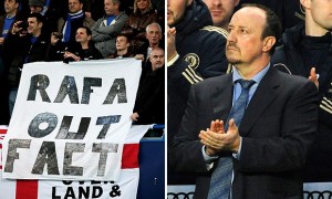 Benitez's appointment was met with hostility