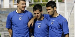 Dzeko,Pjanic and Spahic