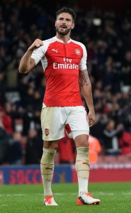 Giroud in fine form for Arsenal