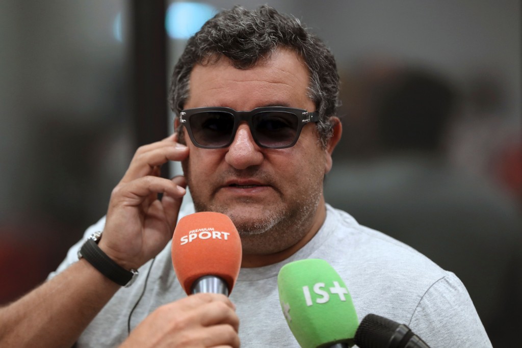 Mino Raiola has left Ole Gunnar Solskjaer and Manchester United fans frustrated with his ways. (Photo by Valery Hache/AFP/Getty Images)