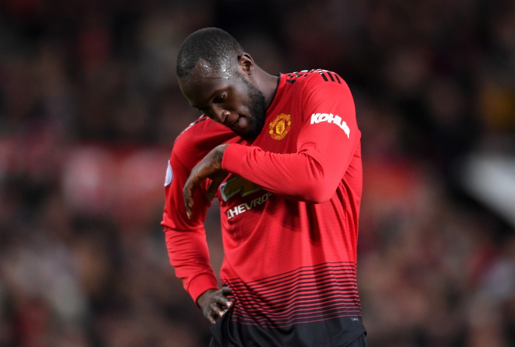 The frustrations continued for Lukaku on Sunday. (Photo by Laurence Griffiths/Getty Images)