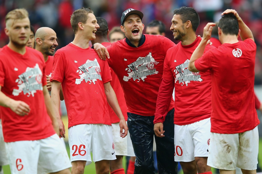 Tuchel grew into prominence at Mainz. (Photo by Alex Grimm/Bongarts/Getty Images)