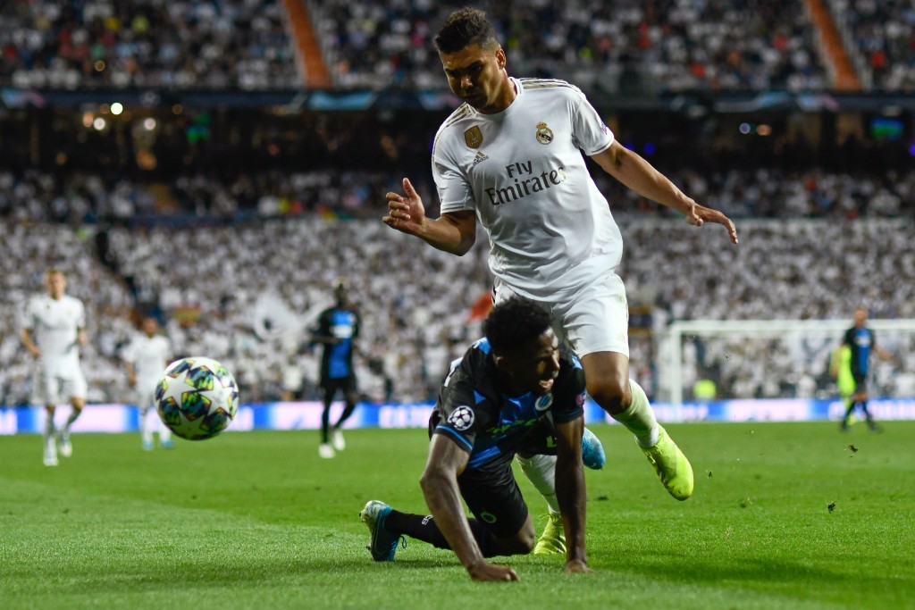 Casemiro scored the equalizer for Real Madrid (Photo by OSCAR DEL POZO/AFP/Getty Images)