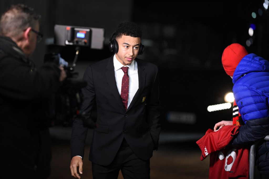 Manchester United's English midfielder Jesse Lingard arrives for the English Premier League football match between Burnley and Manchester United at Turf Moor in Burnley, north west England on December 28, 2019. (Photo by Oli SCARFF / AFP) / RESTRICTED TO EDITORIAL USE. No use with unauthorized audio, video, data, fixture lists, club/league logos or 'live' services. Online in-match use limited to 120 images. An additional 40 images may be used in extra time. No video emulation. Social media in-match use limited to 120 images. An additional 40 images may be used in extra time. No use in betting publications, games or single club/league/player publications. / (Photo by OLI SCARFF/AFP via Getty Images)