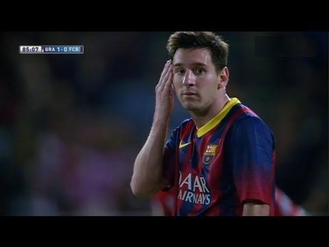 Granada  vs Barcelona 1-0 All Goals & Highlights 12.04.2014