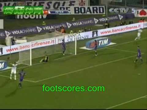 Fiorentina vs Inter Milan 2-2 10 04 2010 Highlights