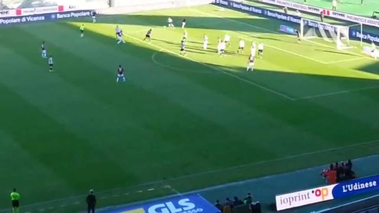 Udinese-Genoa: il gol dell'1-1 di Marchese