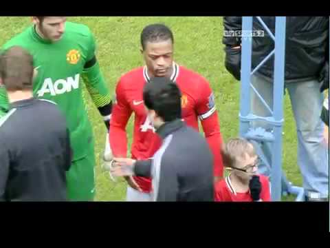 Suarez-Evra Handshake Incident! 11/02/12