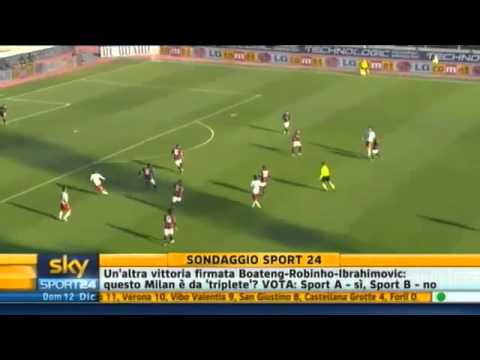 AC Milan vs Bologna 3-0 - HQ All Goals & Full Match Highlights - 12/12/2010