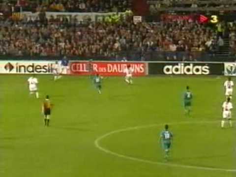 Resum Barça 1-0 PSG. Recopa d'Europa 1996/97