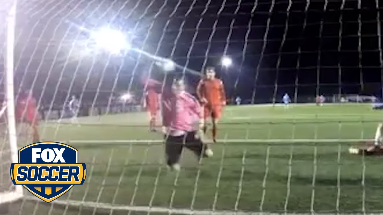 Goalkeeper Peter Jeffries makes an incredible save | @TheBuzzer | FOX SOCCER