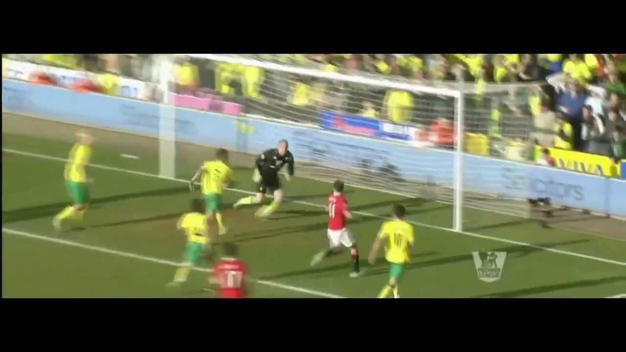 26.02.2012 - Norwich City vs. Manchester United 1 - 2 Final Score ( Hightlights )