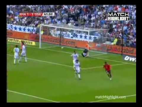 Real Madrid - Osasuna 3-2  02/05/2010 Full Highlights & All Goals