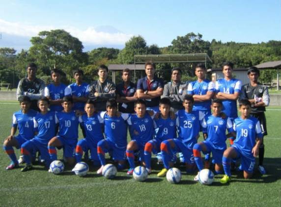 The India U-14 Team Which Participated in SAARC U-14 Football Event