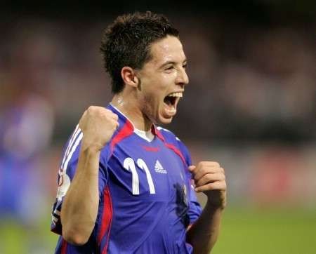 Nasri playing for France