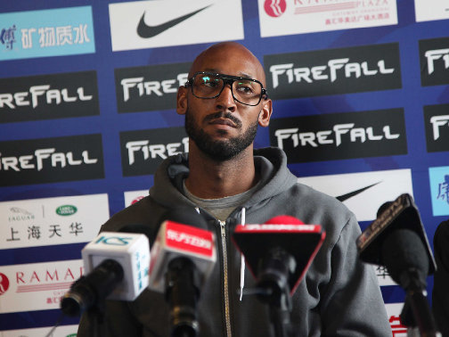Anelka will miss the match with a knee injury