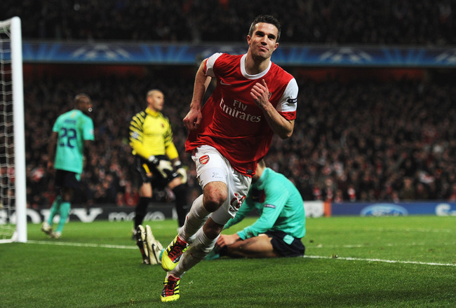 Arsenal got the better of Barcelona in February 2011