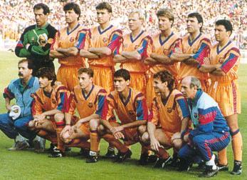 FC Barcelona's 1992 dream team.