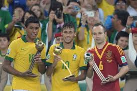Confederation Cup Stars : Paulinho, Neymar, and Iniesta