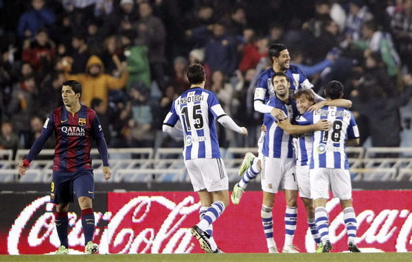 Moyes masterminded Sociedad's shock win over Barcelona