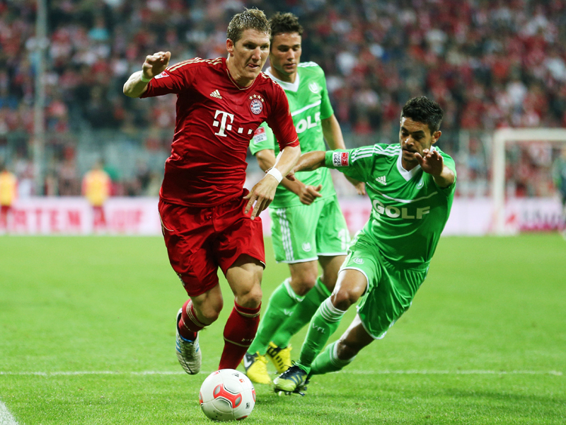 Bastian Schweinsteiger will be looking to pick up his 16th win against the Wolves