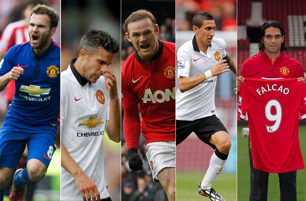Mata, van Persie, Rooney, di Maria and Falcao are one of the most potent attacking force in the Premier League