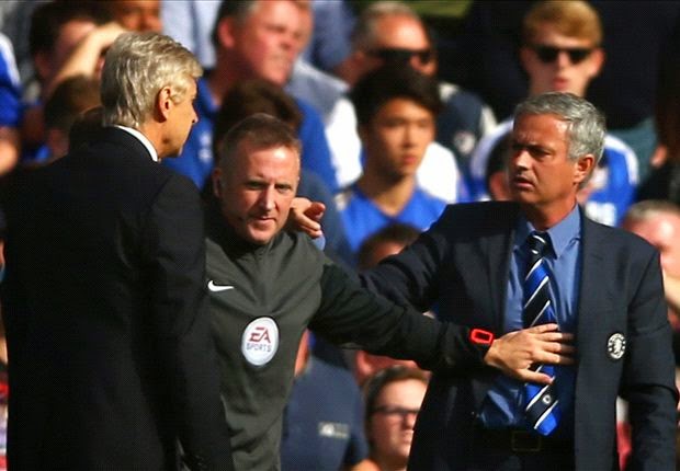 Arsene Wenger (left) and Jose Mourinho (right)