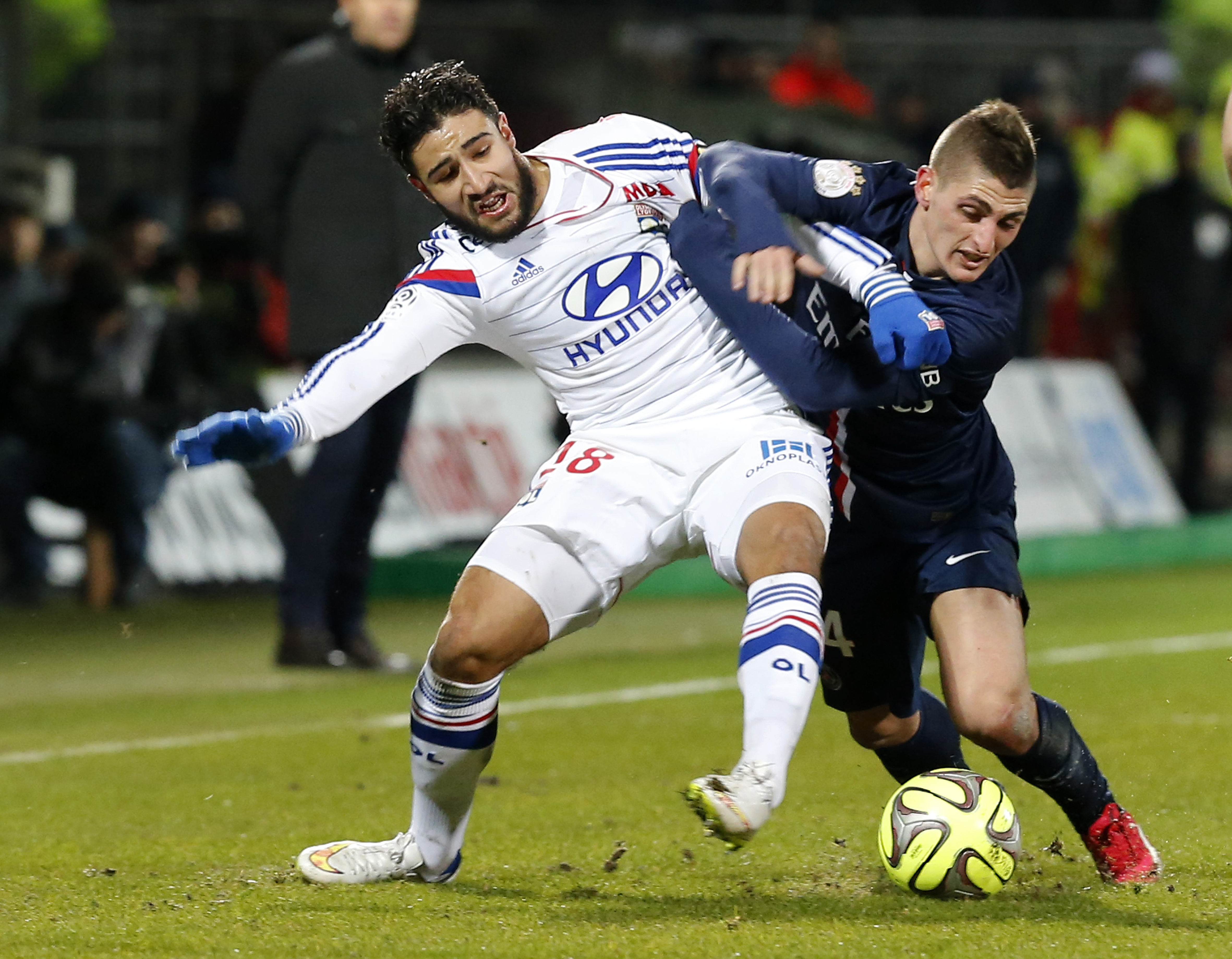 Nabil Fekir's tremendous season with Lyon has resulted in 22-goals in all competitions. (Photo courtesy: AFP/Getty)