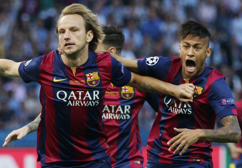Ivan Rakitic opened the scoring for Barcelona in the 4th minute