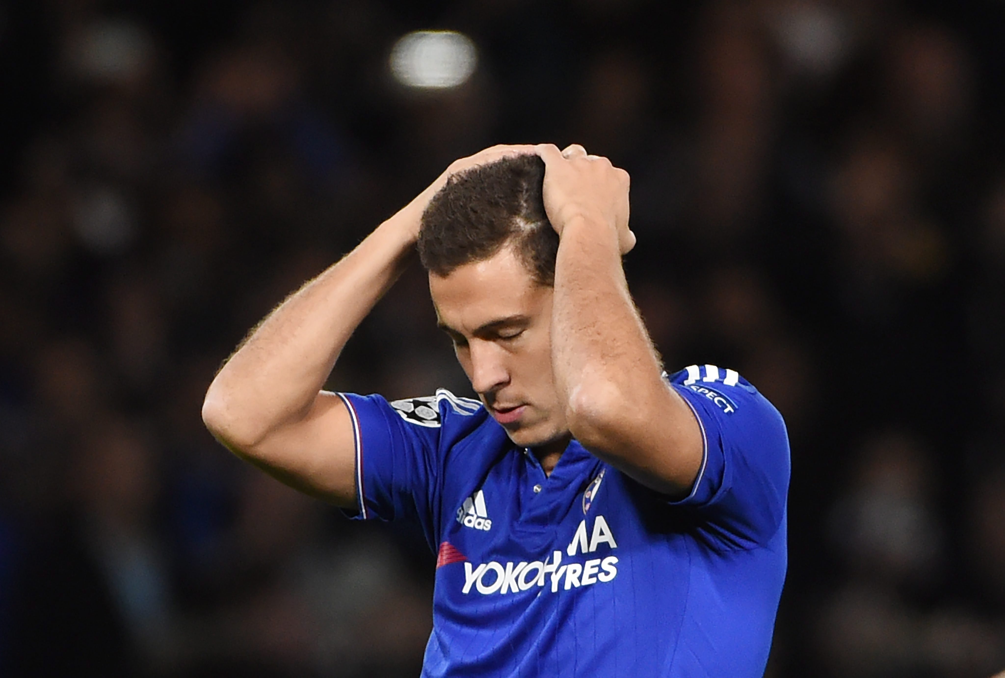 Eden Hazard's performances have dropped sharply this season