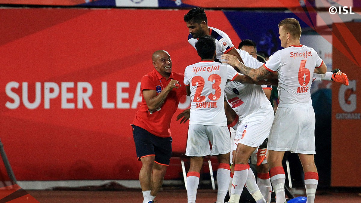 Delhi Dynamos could go top of the table, if they win by four goals. [Picture Courtesy: ISL]