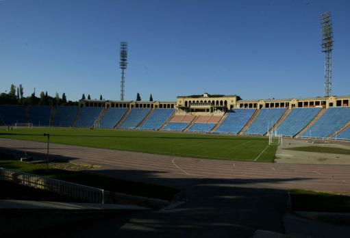 Azerbaijan "Tofiq"  National stadium, where Wales will play in Wednesday's European Championships group Nine quailifier in Baku.
