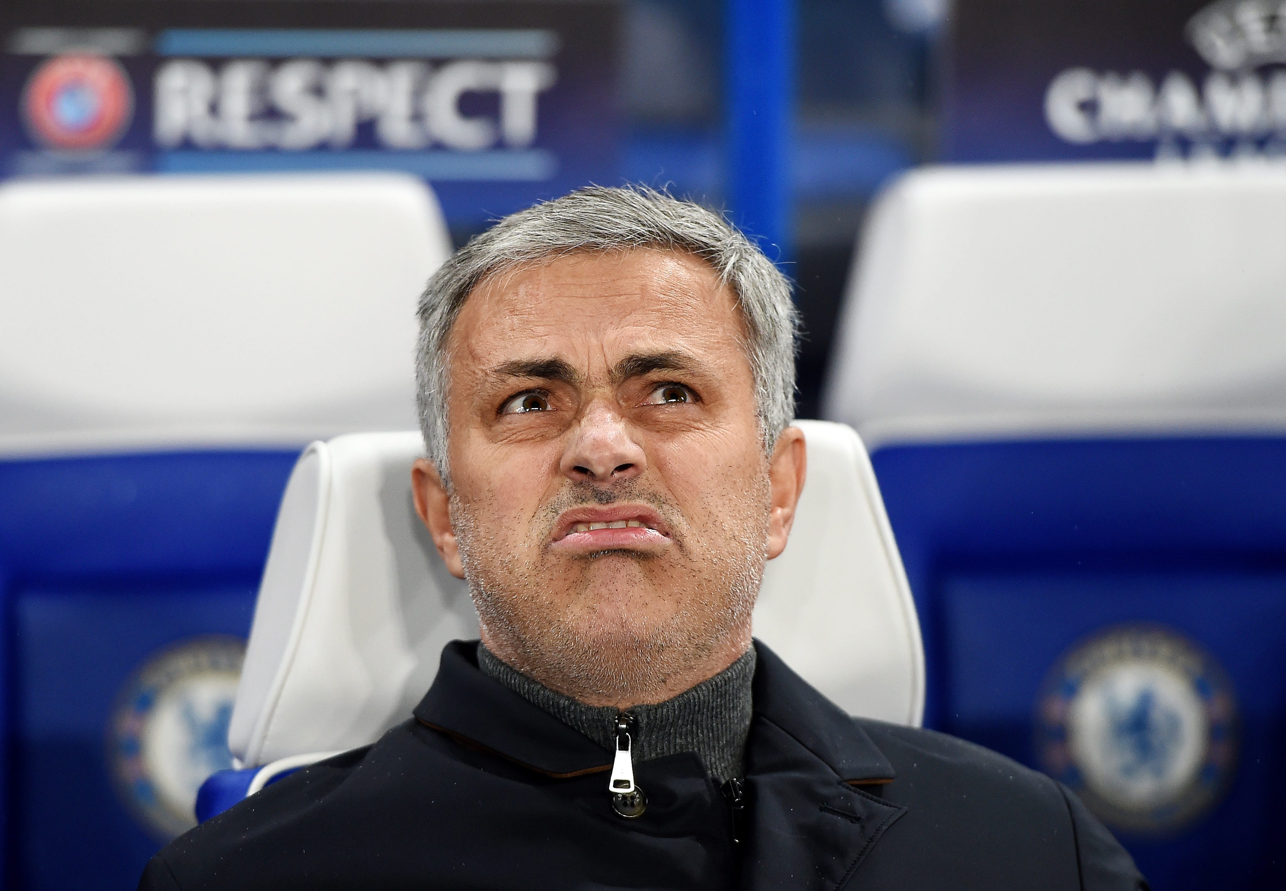 Mourinho's likely reaction to rumours linking Messi to Manchester United. (Picture Courtesy - AFP/Getty Images)