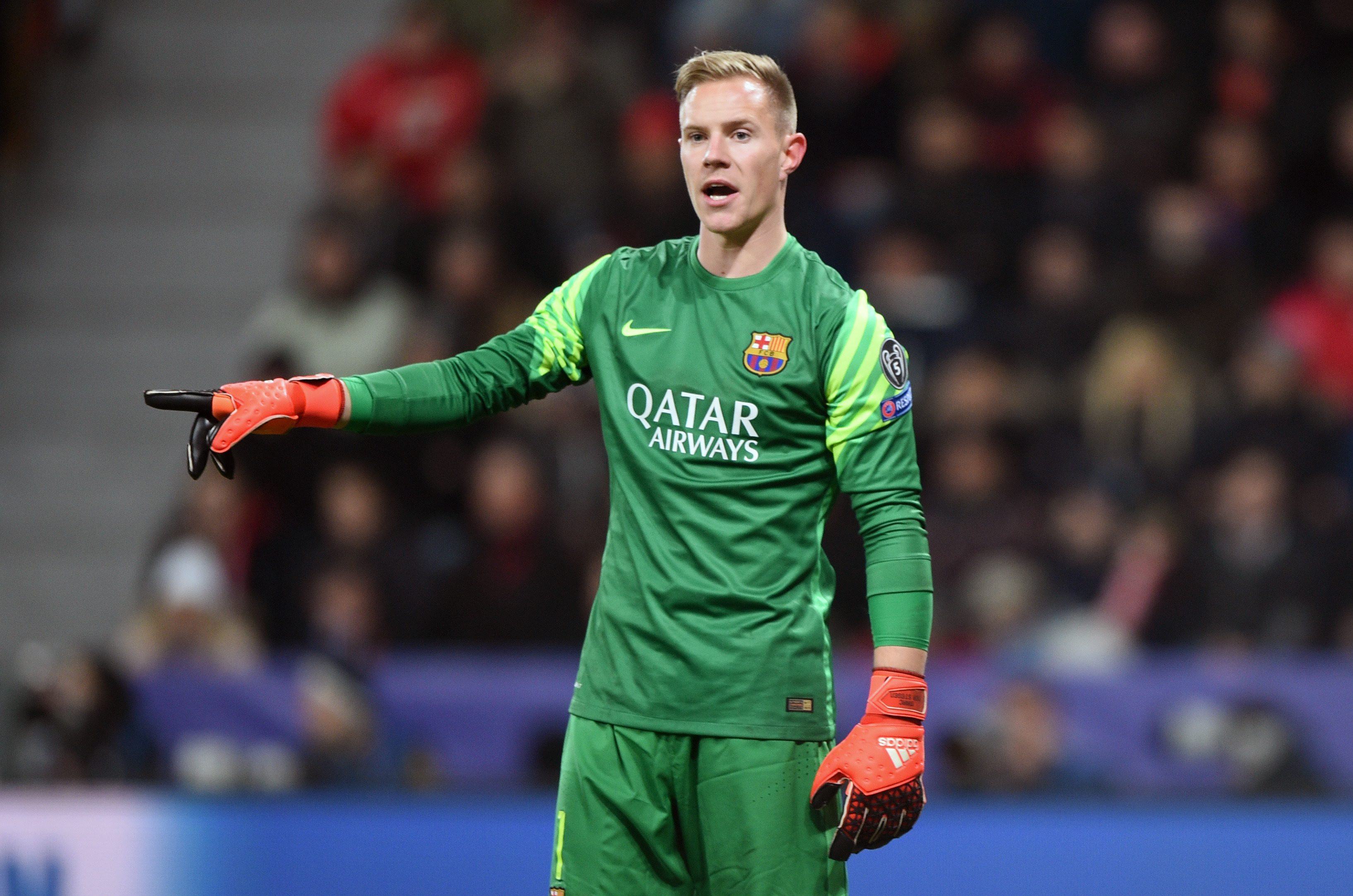 Ter Stegen feels he deserves a more important role between the sticks and is reportedly ready to leave Barcelona in order to do so. (Picture Courtesy - AFP/Getty Images)