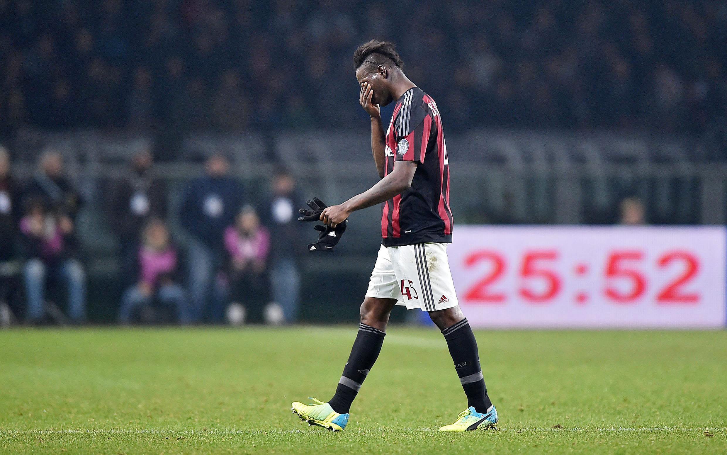 "How times change" - Super Mario had the world at his feet a few years ago but the striker, who once was sought after the world's best and was a regular name in the starting lineup, now finds himself being lauded out to clubs to secure first-team action. (Picture Courtesy - AFP/Getty Images)