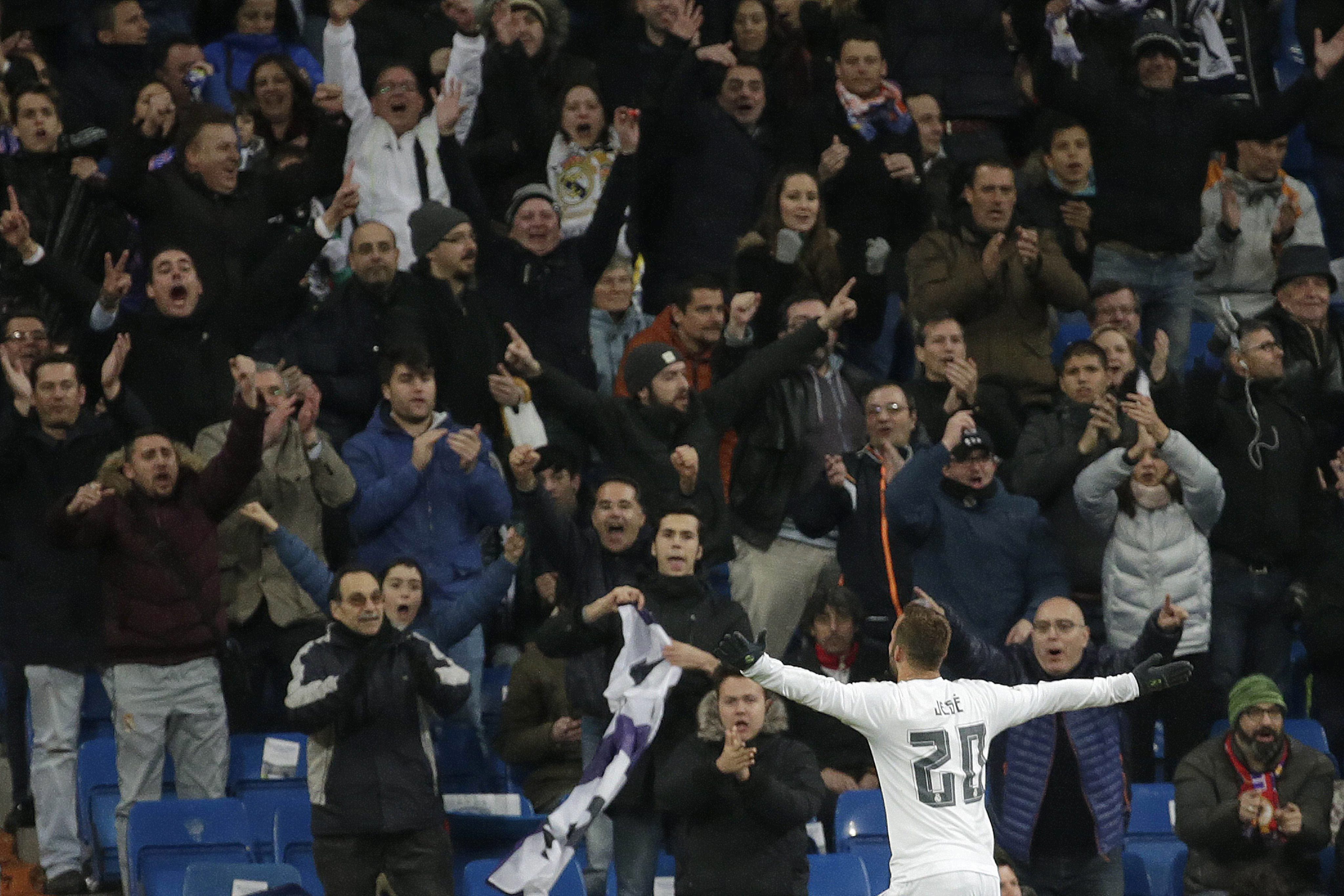 Jese is one of the very few academy graduates to have made the first-team at the Santiago Bernabeu and the fans would hate to see their youth product move away from the club. (Picture Courtesy - AFP/Getty Images)