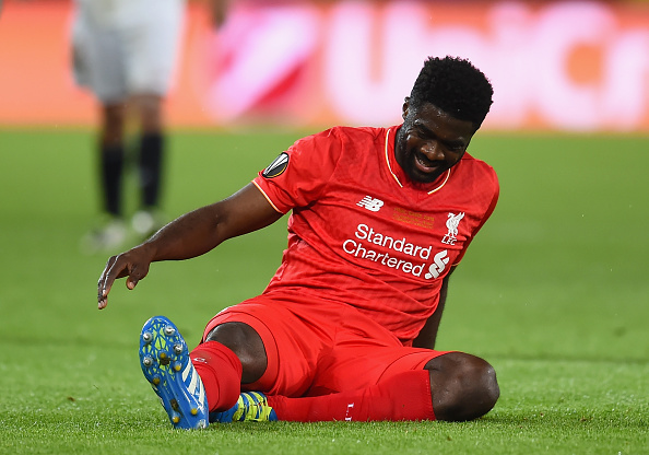 BASEL, SWITZERLAND - MAY 18: Kolo Toure of Liverpool reacts during the UEFA Europa League Final match between Liverpool and Sevilla at St. Jakob-Park on May 18, 2016 in Basel, Switzerland.  (Photo by David Ramos/Getty Images)