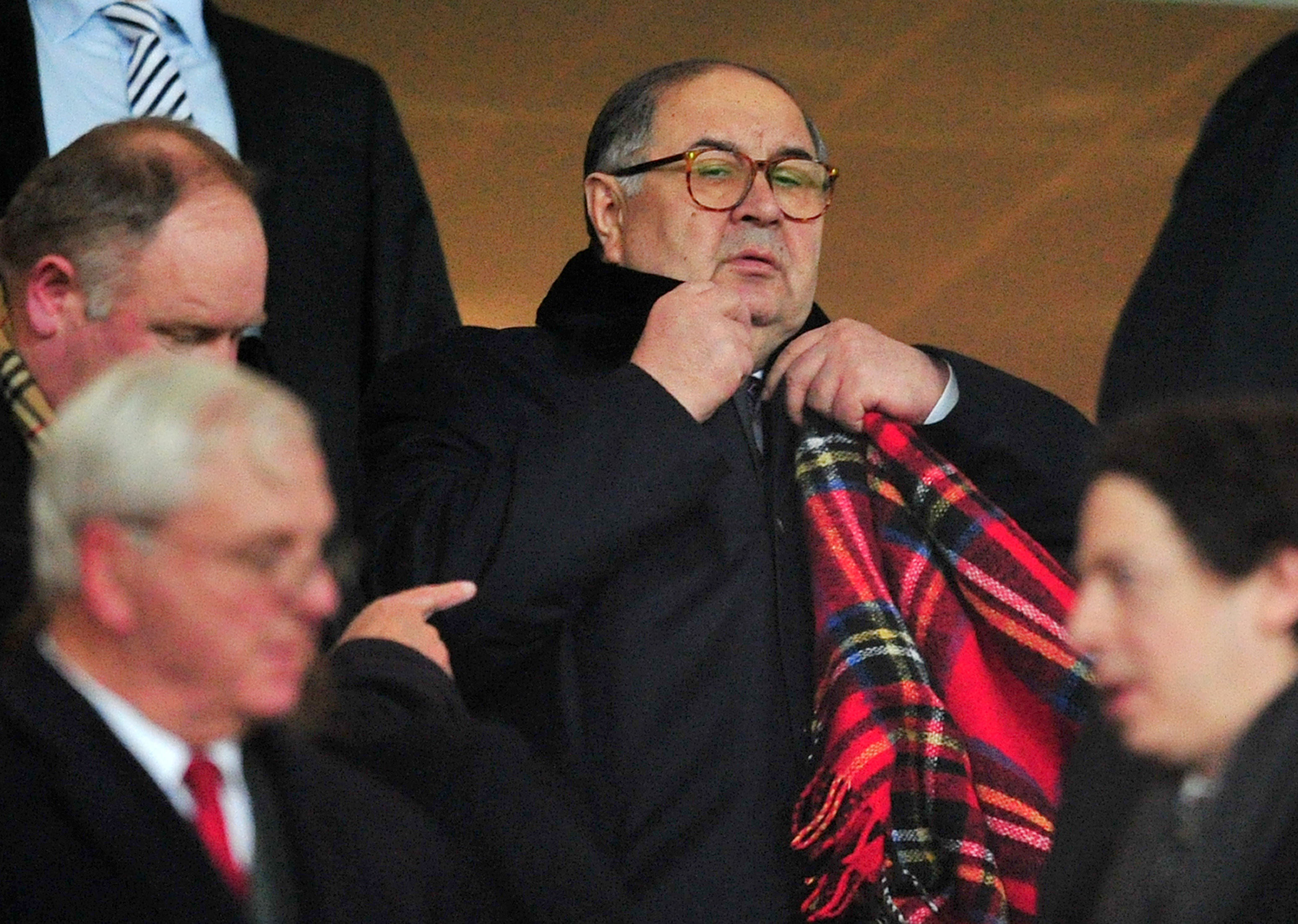 Usmanov earlier held shares at Arsenal. (Photo credit should read GLYN KIRK/AFP/Getty Images)
