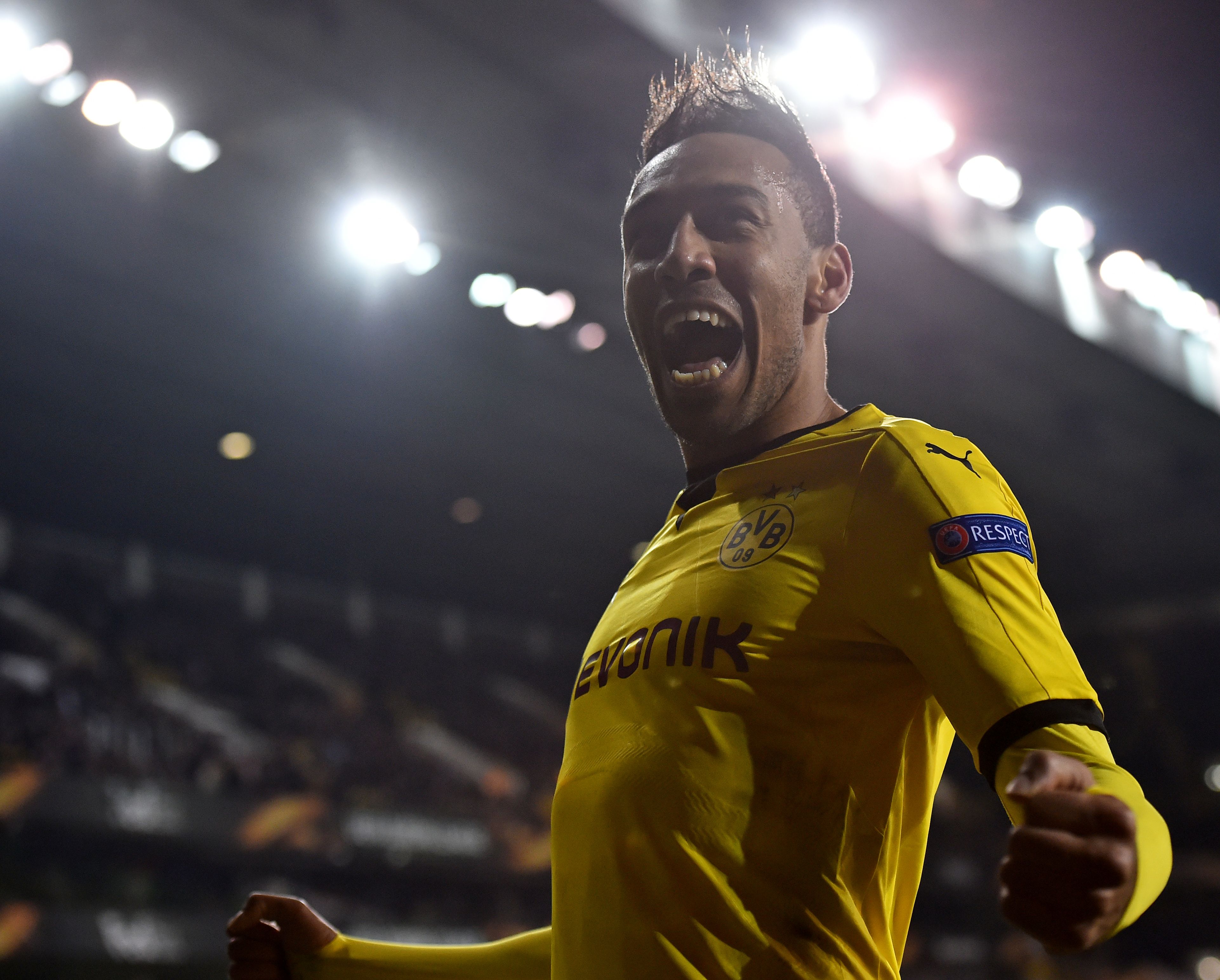 How will Aubameyang look in Manchester City colours? (Picture Courtesy - AFP/Getty Images)