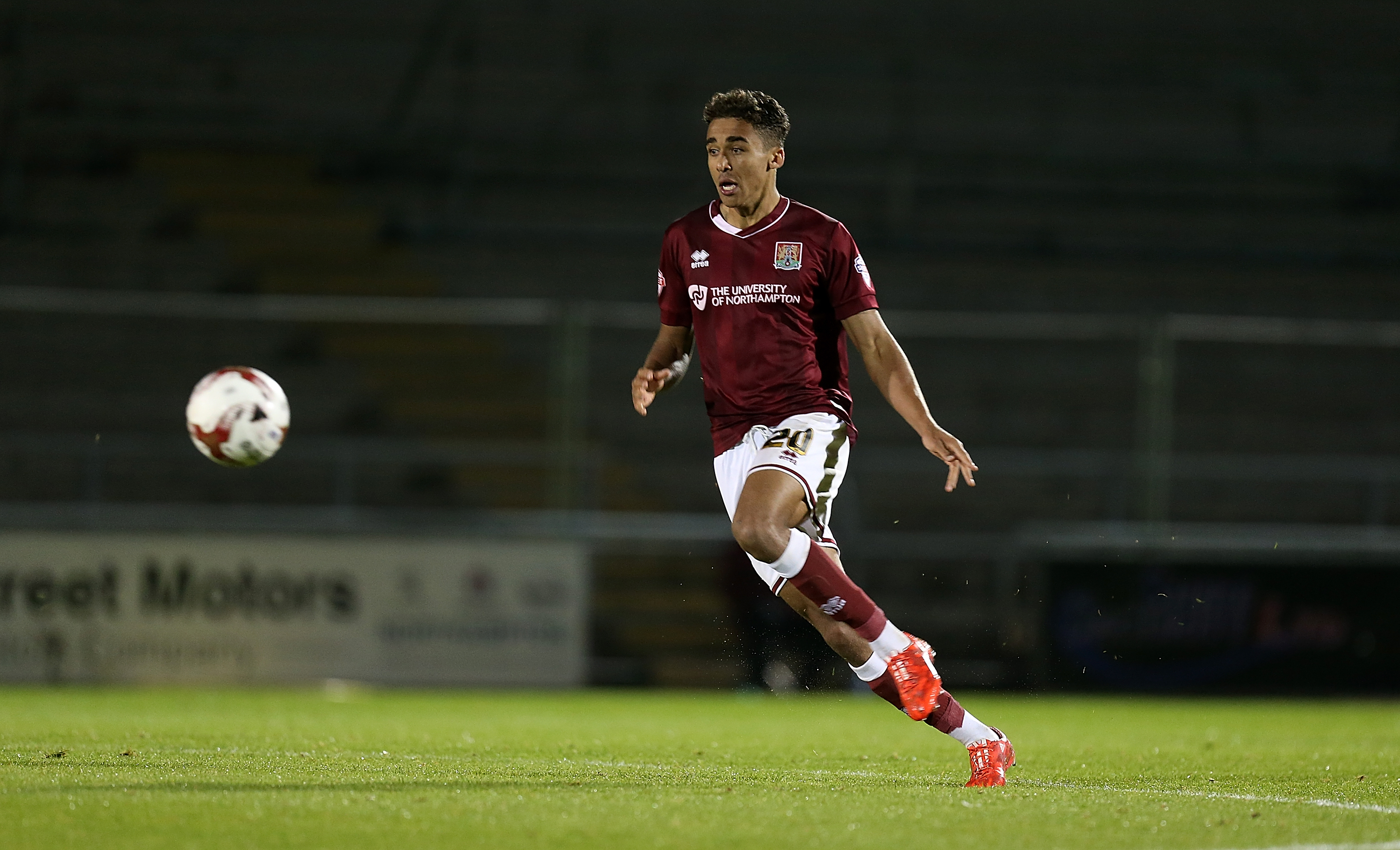 Dominic Calvert-Lewin impressed during his loan stint at League Two side Northampton and could be in line for a move to the highest tier of English football with Manchester United and Everton interested in the player. (Picture Courtesy - AFP/Getty Images)