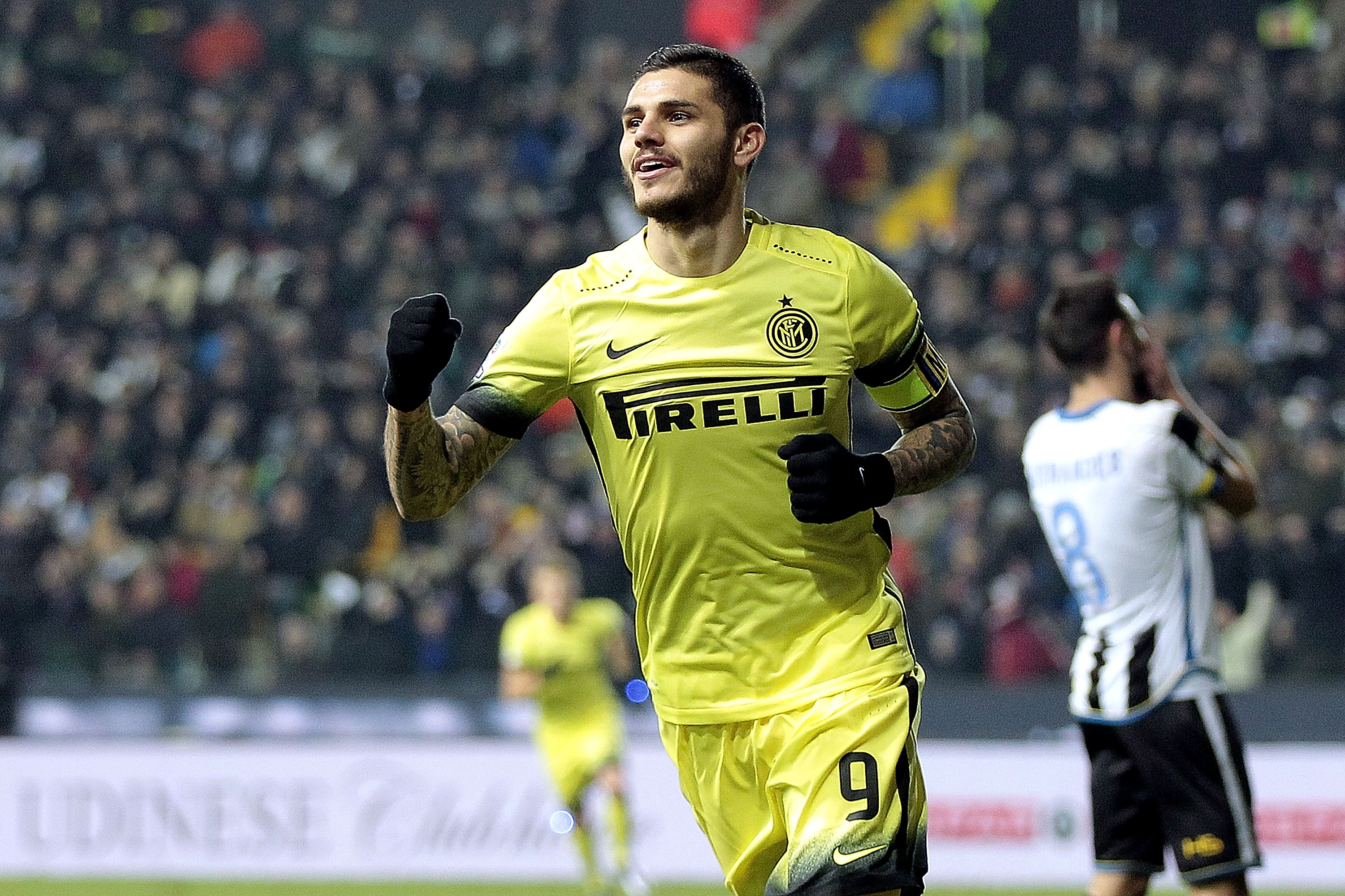 Mauro Icardi was jeered by the Inter faithful as he missed a crucial penalty  (Photo courtesy Gabriele Maltinti/Getty Images)