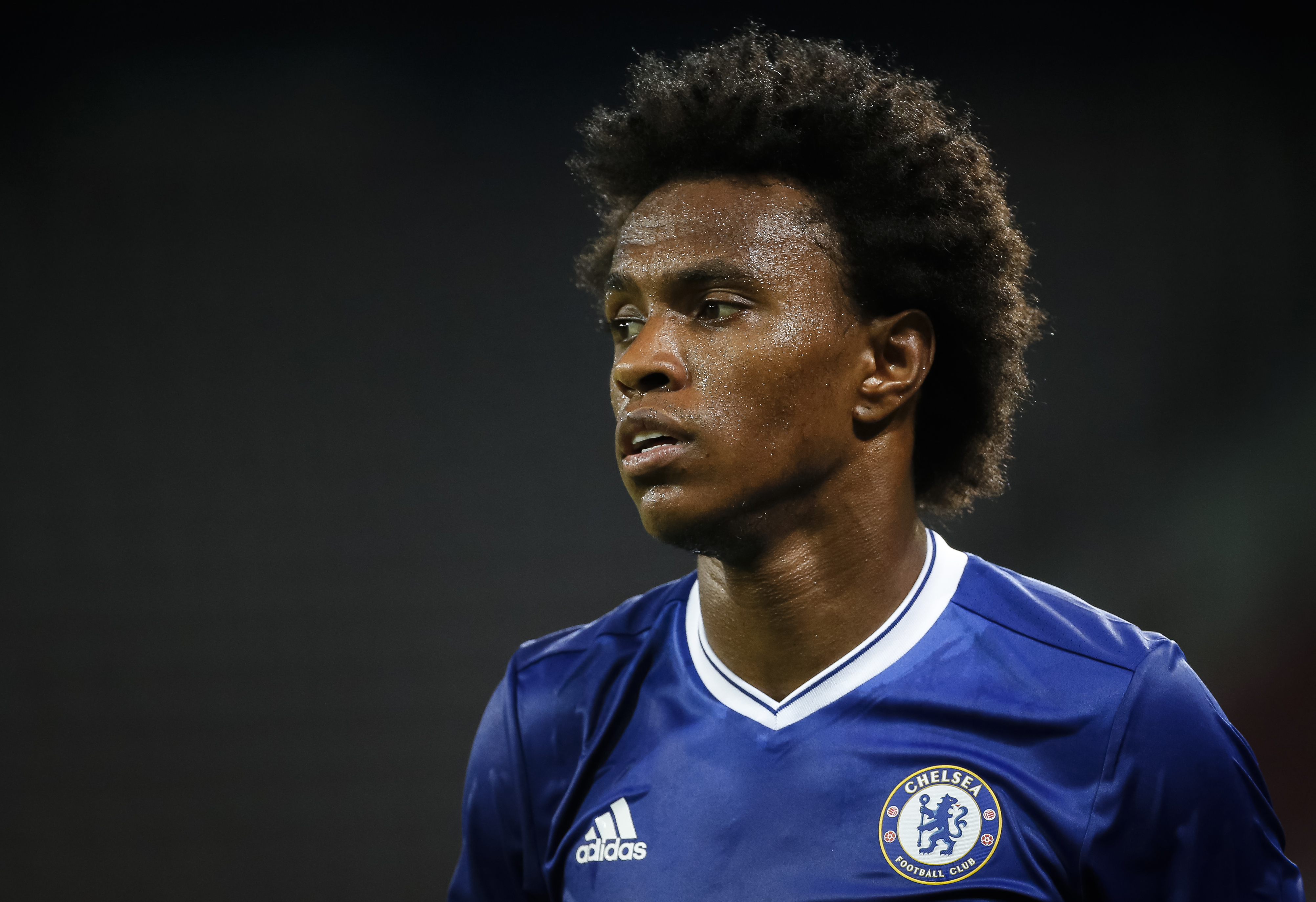 VELDEN, AUSTRIA - JULY 20: Willian of Chelsea looks on during the friendly match between WAC RZ Pellets and Chelsea F.C. at Worthersee Stadion on July 20, 2016 in Velden, Austria. (Photo by Srdjan Stevanovic/Getty Images)
