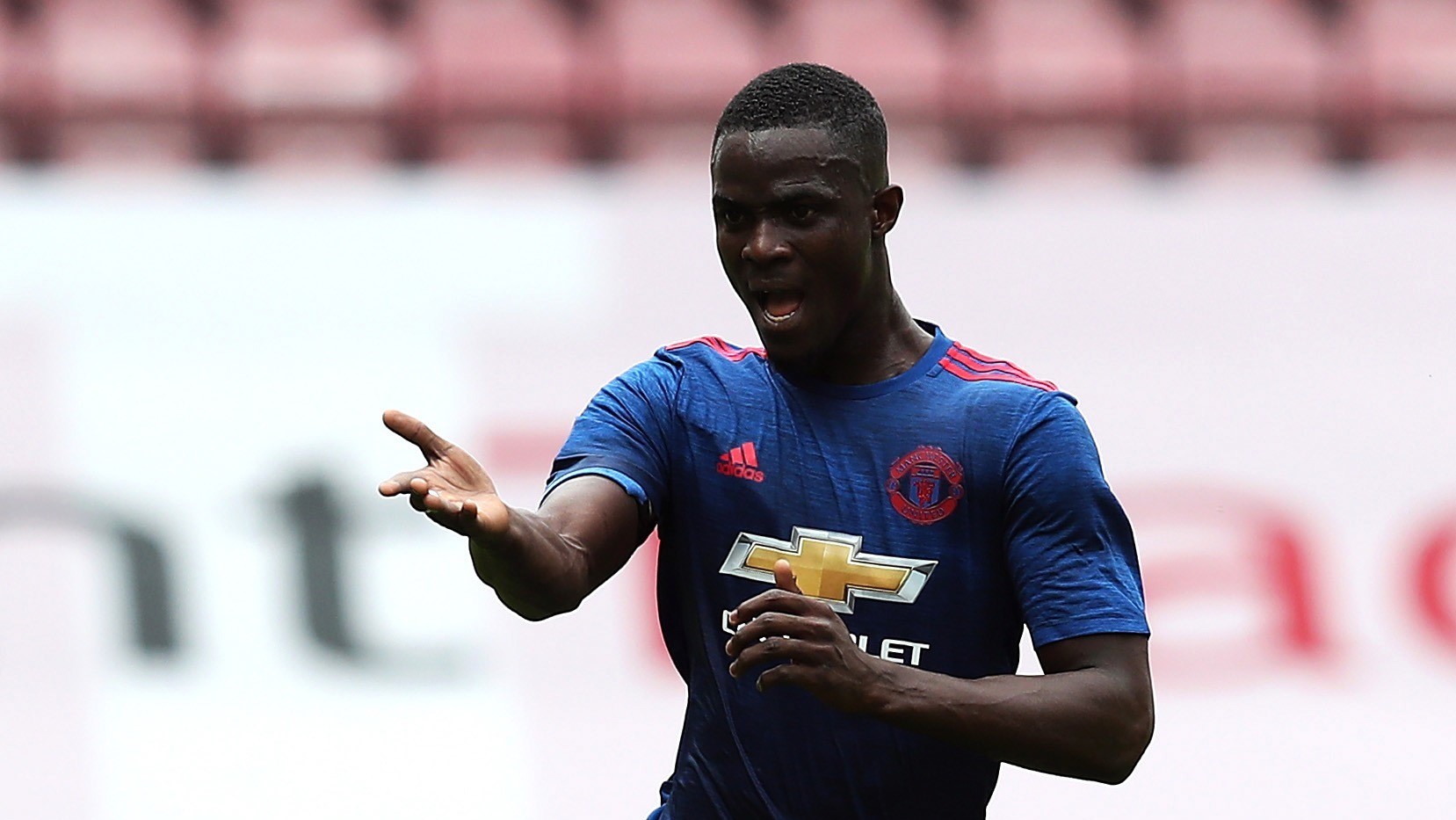 WIGAN, ENGLAND - JULY 16: Eric Bailly of Manchester United in action during the pre season friendly match between Wigan Athletic and Manchester United at the JJB Stadium on July 16, 2016 in Wigan, England. (Photo by Chris Brunskill/Getty Images)