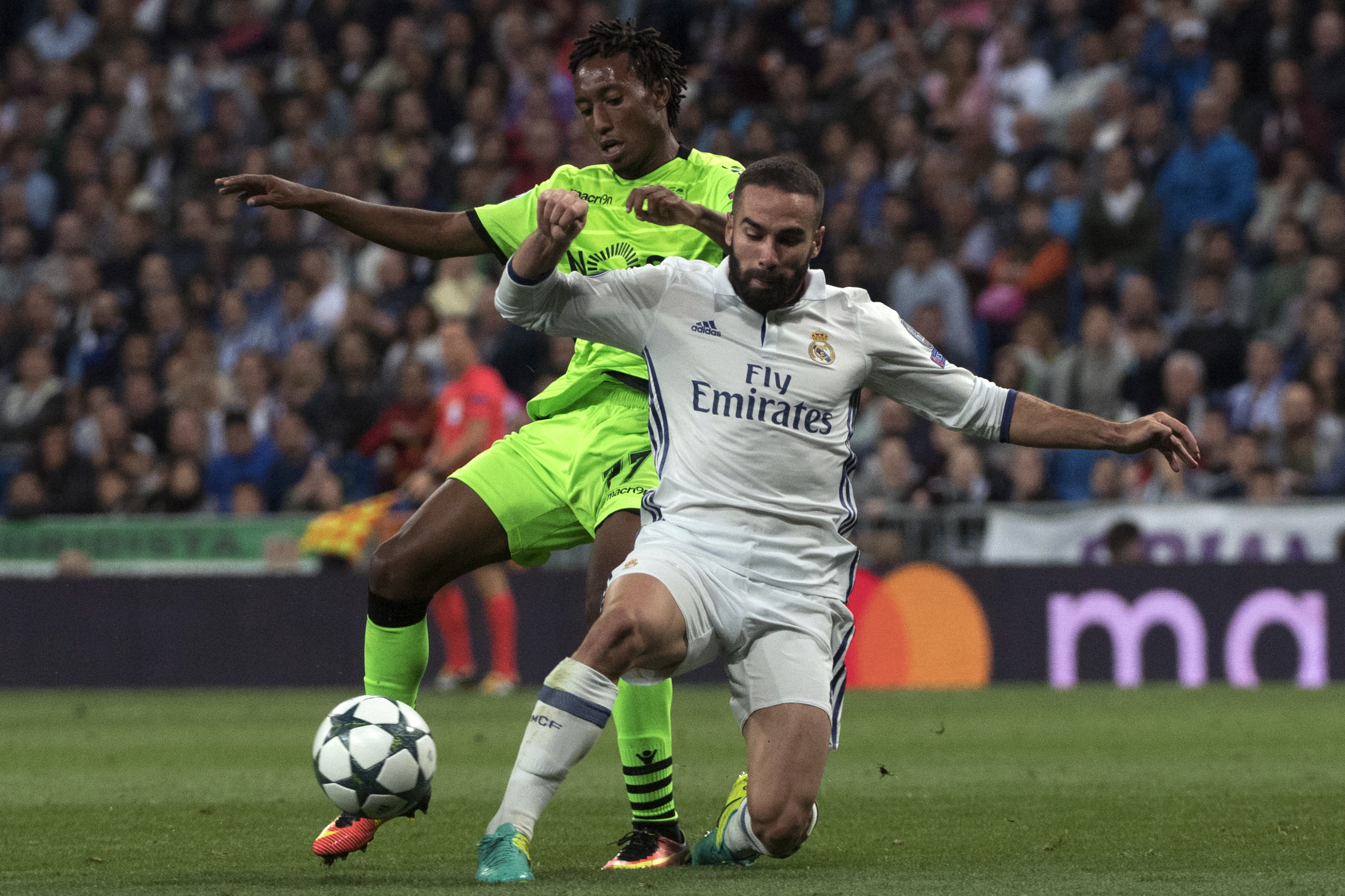 Gelson earned plaudits for his performance against Real Madrid and is now reportedly on the radar of Manchester United and Real Madrid. (Picture Courtesy - AFP/Getty Images)