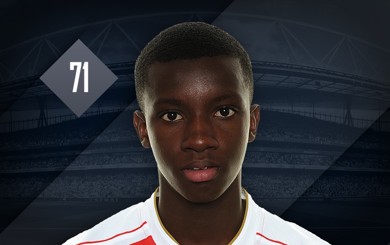 Eddie Nketiah. Picture Courtesy - Arsenal official website
