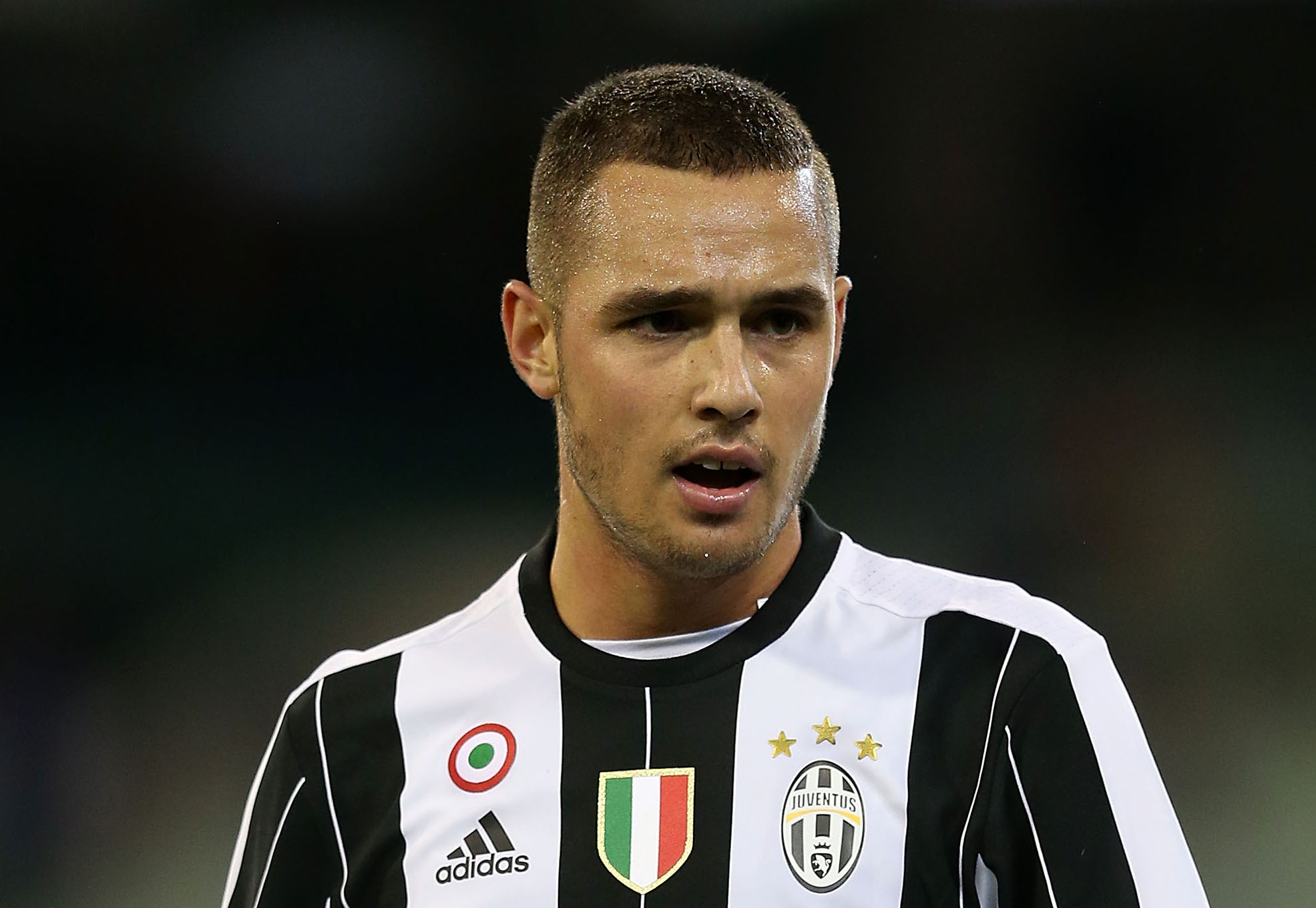 MELBOURNE, AUSTRALIA - JULY 23: Pol Mikel Lirola Kosok of Juventus during the 2016 International Champions Cup Australia match between Melbourne Victory FC and Juventus FC at Melbourne Cricket Ground on July 23, 2016 in Melbourne, Australia.  (Photo by Jack Thomas/Getty Images)