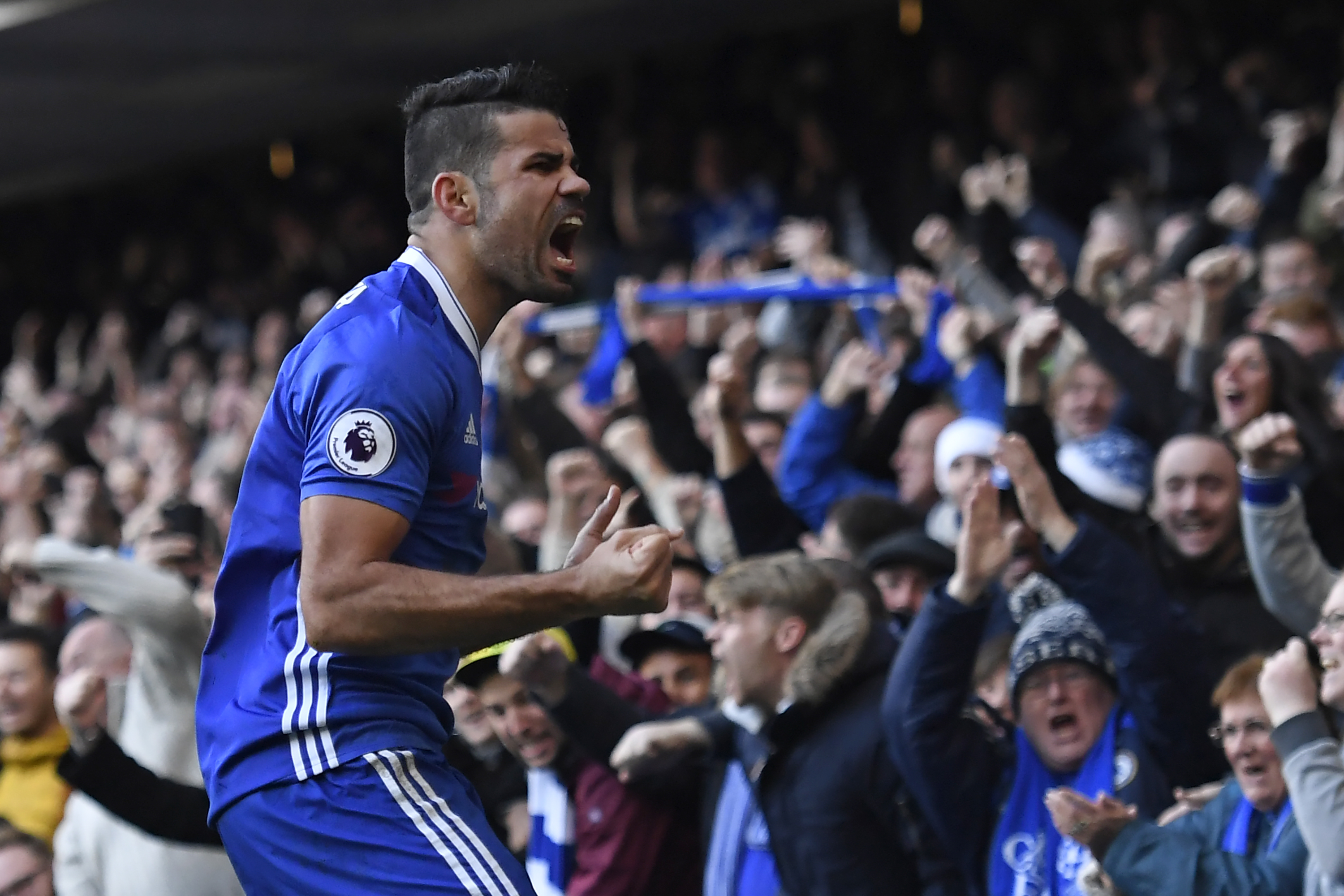 Costa scored the only goal in the reverse fixture back in December. (Photo by Justin Tallis/AFP/Getty Images)