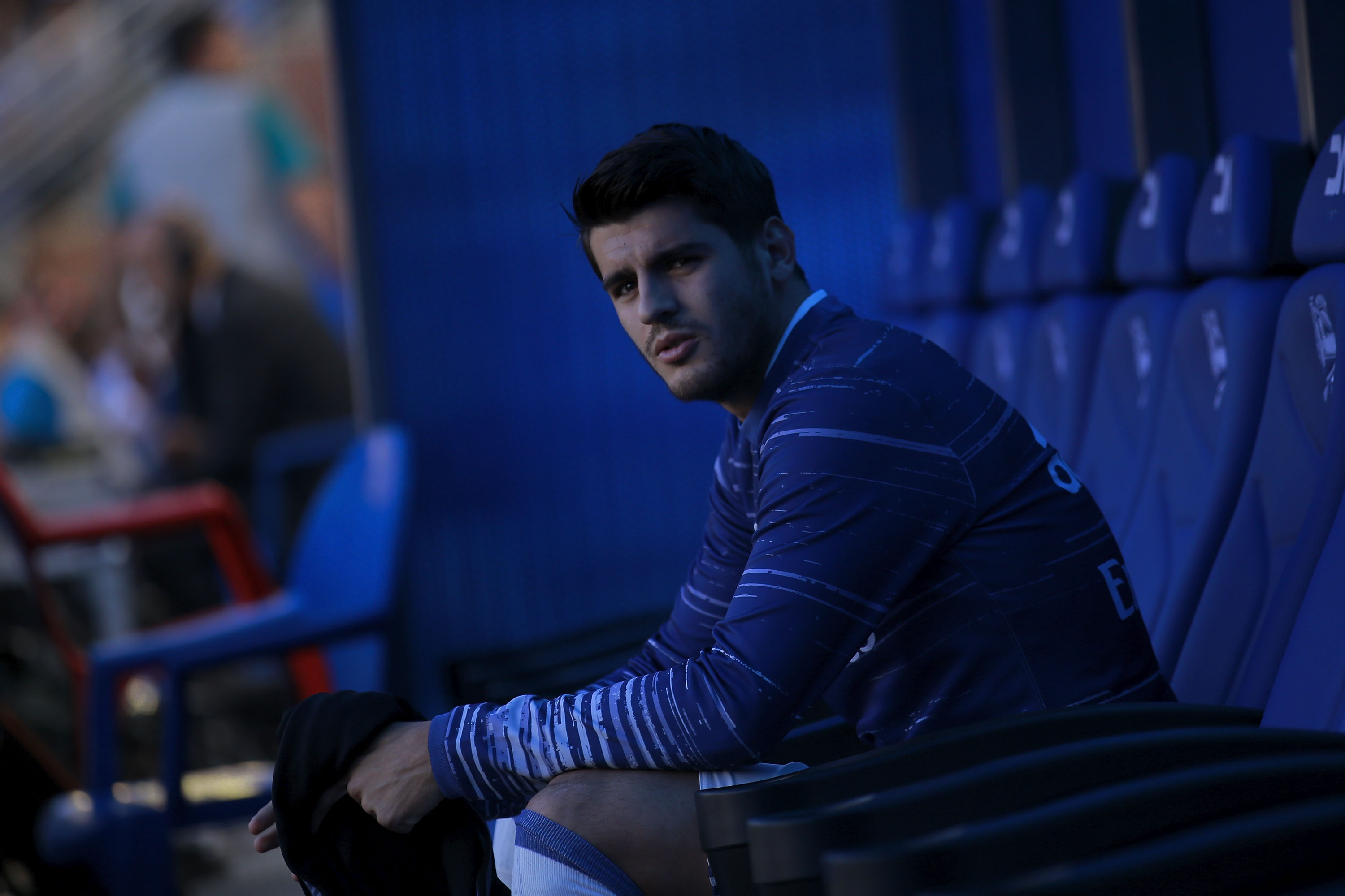 Alvaro Morata has grown frustrated with warming the benches at Real Madrid. (Photo courtesy - Gonzalo Arroyo Moreno/Getty Images)