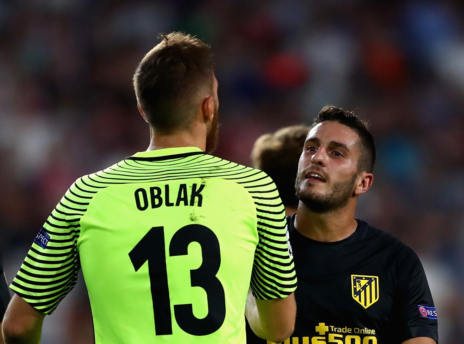 Koke was taken off at half time  (Photo by Dean Mouhtaropoulos/Getty Images)